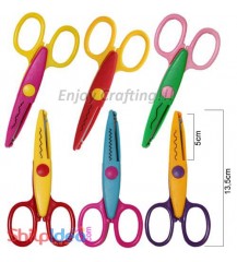 Zig-Zag Craft Scissors - Pack of 6