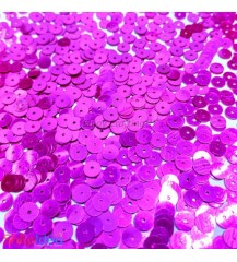 Sequins Round Flat 5mm - Pink