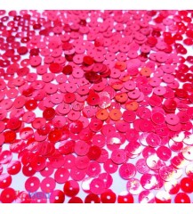 Sequins Round Flat 5mm - Red