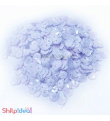 Sequins Round Cupped 5mm - White