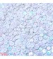 Sequins Round Cupped 5mm - White AB