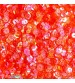 Sequins Round Cupped 5mm - Orange AB