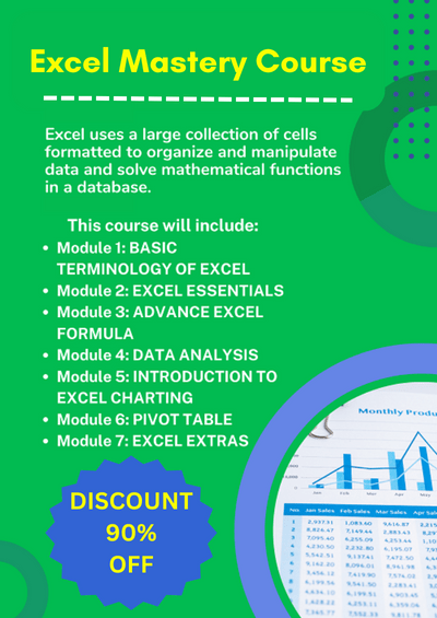 Excel Master Course - All Modules