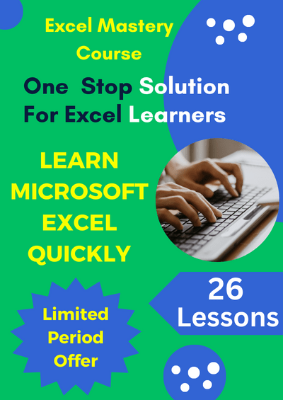 Excel Master Course - Front Page