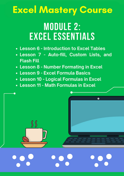 Excel Master Course - Module 2