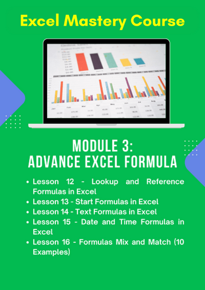 Excel Master Course - Module 3