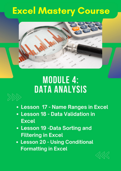 Excel Master Course - Module 4